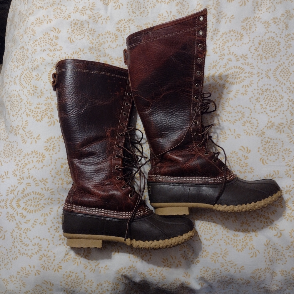LL Bean knee high winter boots